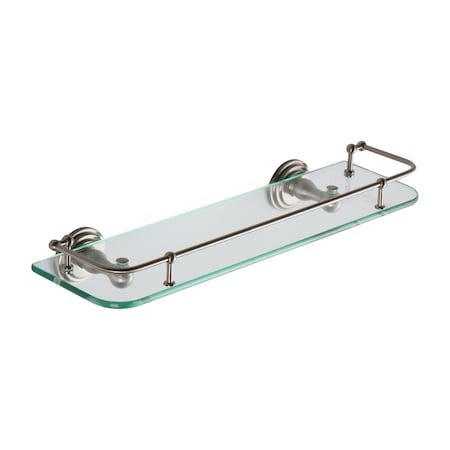Ginger 18" Gallery Rail Shelf in Satin Nickel 1135T-18/SN
